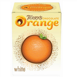 Продуктови Категории Шоколади Terry Chocolate Orange Оригинално Портокалово топче от бял шоколад 147 gr